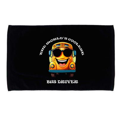 Coolest Bus Driver Microfiber Hand Towel