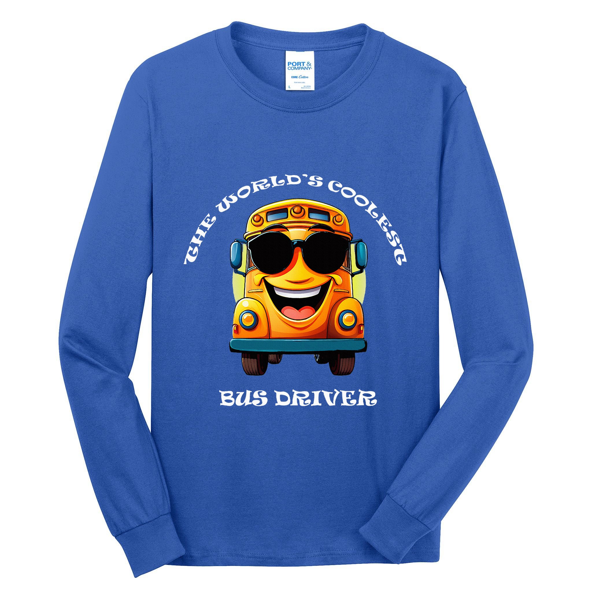 Coolest Bus Driver Tall Long Sleeve T-Shirt
