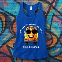 Coolest Bus Driver Womens Tank Top