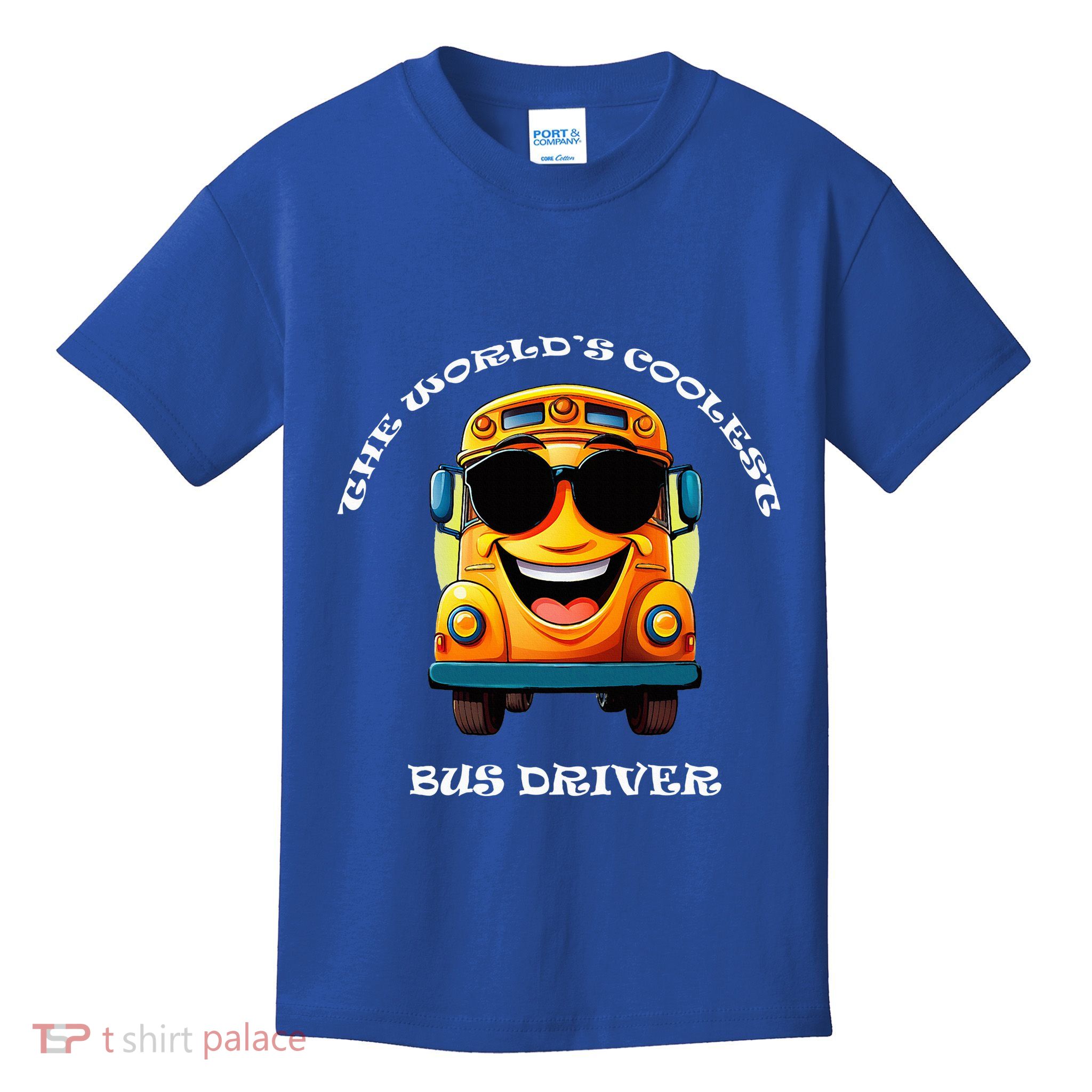 Coolest Bus Driver Kids T-Shirt
