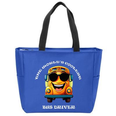 Coolest Bus Driver Zip Tote Bag