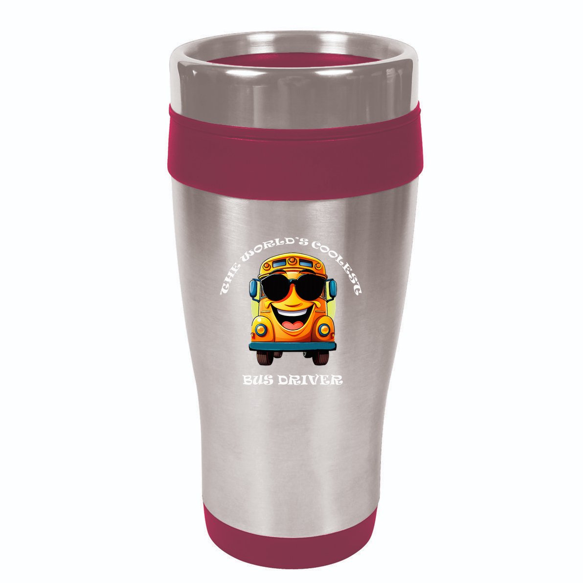 Coolest Bus Driver 16oz Travel Tumbler