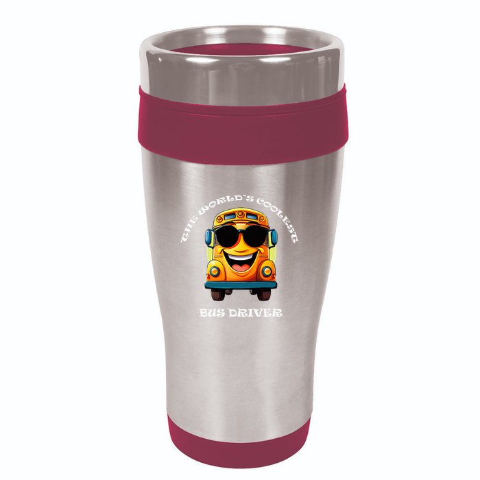 Coolest Bus Driver 16oz Travel Tumbler