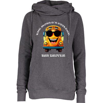 Coolest Bus Driver Womens Funnel Neck Pullover Hood