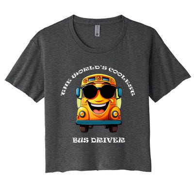 Coolest Bus Driver Women's Crop Top Tee