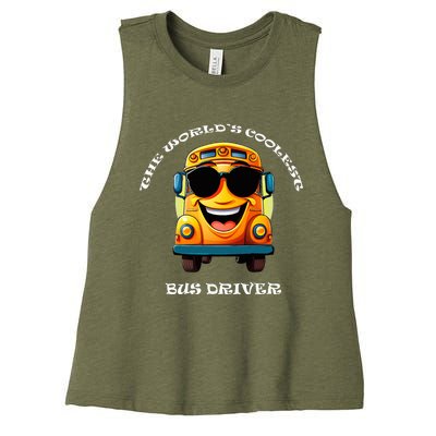 Coolest Bus Driver Women's Racerback Cropped Tank