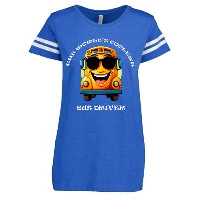 Coolest Bus Driver Enza Ladies Jersey Football T-Shirt