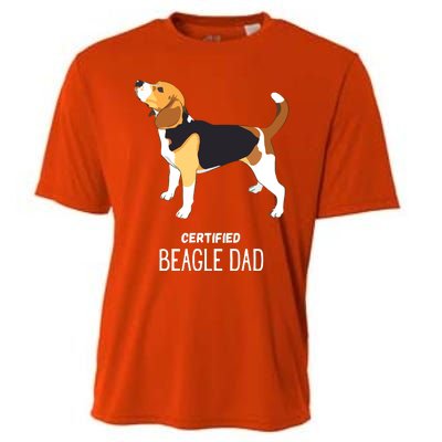 Certified Beagle Dad Cooling Performance Crew T-Shirt