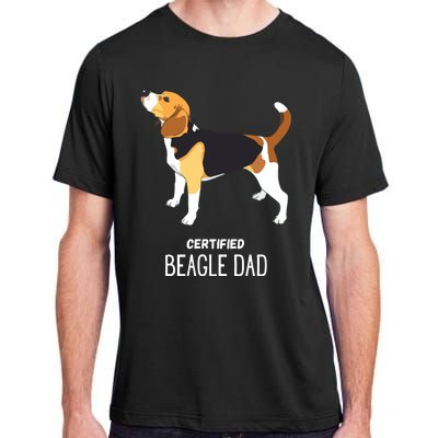 Certified Beagle Dad Adult ChromaSoft Performance T-Shirt