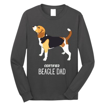 Certified Beagle Dad Long Sleeve Shirt