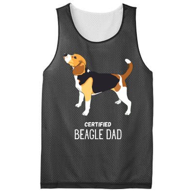 Certified Beagle Dad Mesh Reversible Basketball Jersey Tank