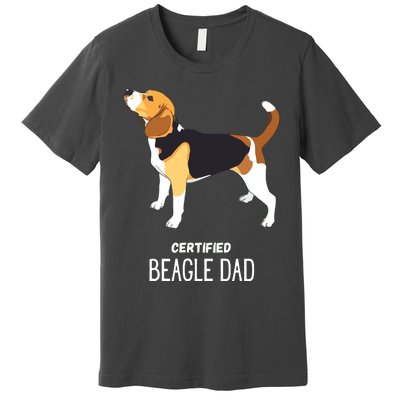 Certified Beagle Dad Premium T-Shirt