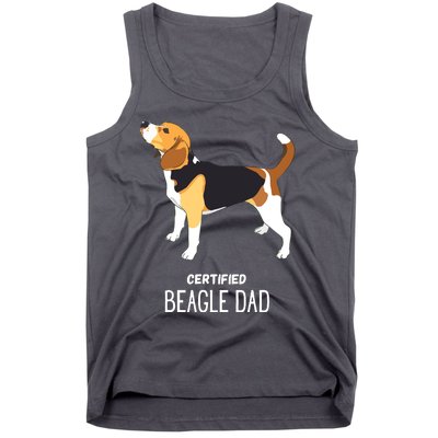 Certified Beagle Dad Tank Top