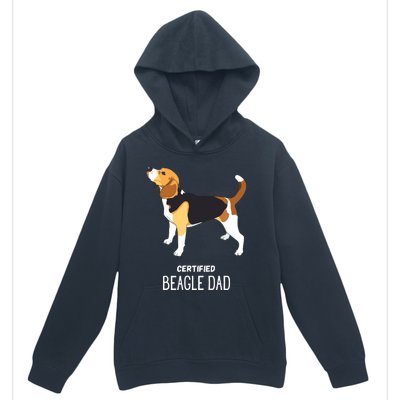 Certified Beagle Dad Urban Pullover Hoodie