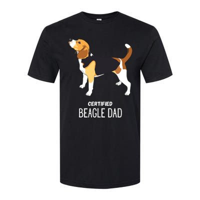 Certified Beagle Dad Softstyle CVC T-Shirt