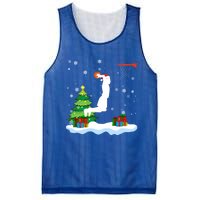 Christmas Basketball Dunk Santa Hat Snowflakes Tree Holiday Gift Mesh Reversible Basketball Jersey Tank