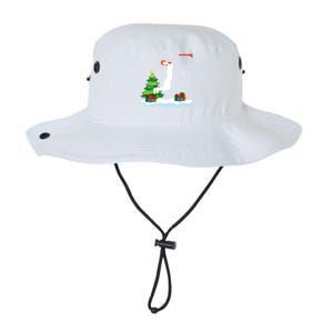 Christmas Basketball Dunk Santa Hat Snowflakes Tree Holiday Gift Legacy Cool Fit Booney Bucket Hat