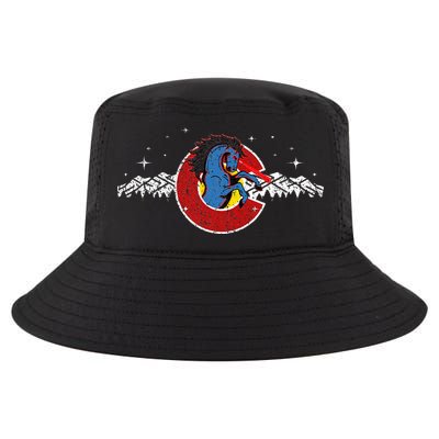 Colorado Blucifer Demon Horse Cool Comfort Performance Bucket Hat
