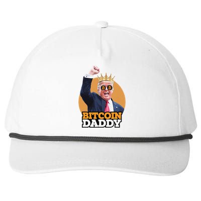 Cute Bitcoin Daddy Trump Crypto King Money Evolution Snapback Five-Panel Rope Hat