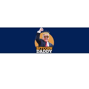 Cute Bitcoin Daddy Trump Crypto King Money Evolution Bumper Sticker