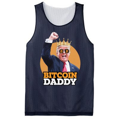 Cute Bitcoin Daddy Trump Crypto King Money Evolution Mesh Reversible Basketball Jersey Tank