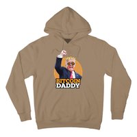 Cute Bitcoin Daddy Trump Crypto King Money Evolution Hoodie