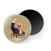 Cute Bitcoin Daddy Trump Crypto King Money Evolution Magnet