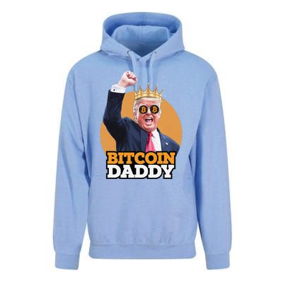 Cute Bitcoin Daddy Trump Crypto King Money Evolution Unisex Surf Hoodie