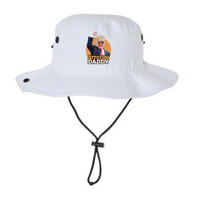 Cute Bitcoin Daddy Trump Crypto King Money Evolution Legacy Cool Fit Booney Bucket Hat