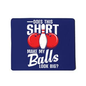 Cool Bowling Design For Men Women Bowling Ball Sport Bowler Mousepad