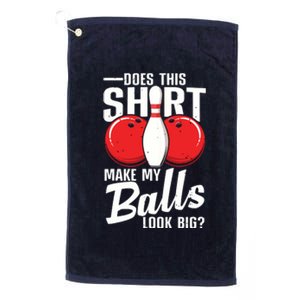 Cool Bowling Design For Men Women Bowling Ball Sport Bowler Platinum Collection Golf Towel