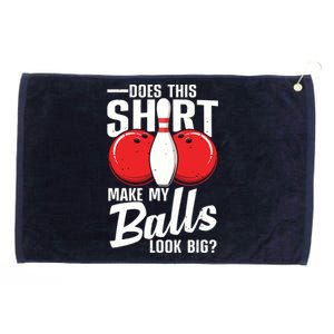 Cool Bowling Design For Men Women Bowling Ball Sport Bowler Grommeted Golf Towel