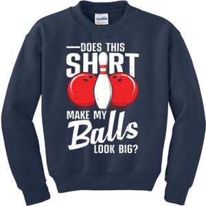 Cool Bowling Design For Men Women Bowling Ball Sport Bowler Kids Sweatshirt