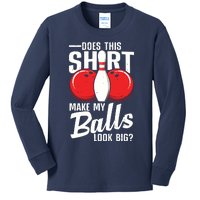 Cool Bowling Design For Men Women Bowling Ball Sport Bowler Kids Long Sleeve Shirt