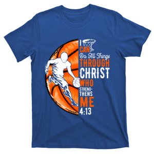 Cool Basketball Dad Papa Christian Funny Fathers Day Cute Gift T-Shirt