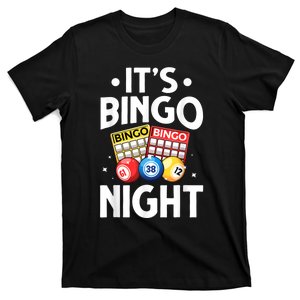 Cute Bingo Design For Men Women Bingo Lovers Casino Gambling T-Shirt