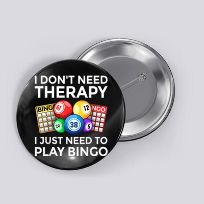 Cute Bingo Design For Men Women Casino Gambling Bingo Lovers Button