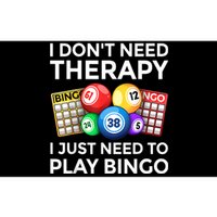 Cute Bingo Design For Men Women Casino Gambling Bingo Lovers Bumper Sticker