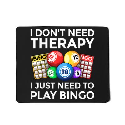 Cute Bingo Design For Men Women Casino Gambling Bingo Lovers Mousepad