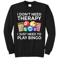 Cute Bingo Design For Men Women Casino Gambling Bingo Lovers Tall Sweatshirt