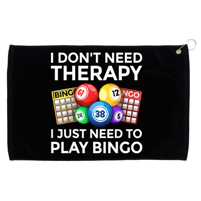 Cute Bingo Design For Men Women Casino Gambling Bingo Lovers Grommeted Golf Towel