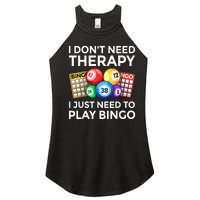 Cute Bingo Design For Men Women Casino Gambling Bingo Lovers Women's Perfect Tri Rocker Tank