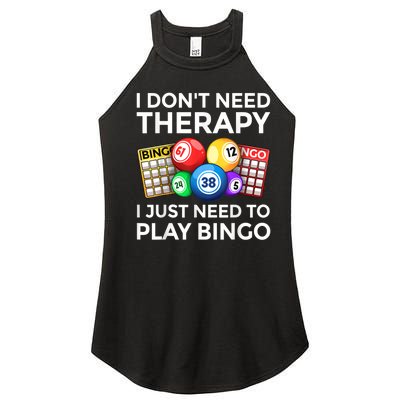 Cute Bingo Design For Men Women Casino Gambling Bingo Lovers Women’s Perfect Tri Rocker Tank