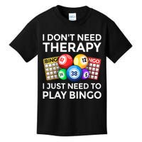 Cute Bingo Design For Men Women Casino Gambling Bingo Lovers Kids T-Shirt