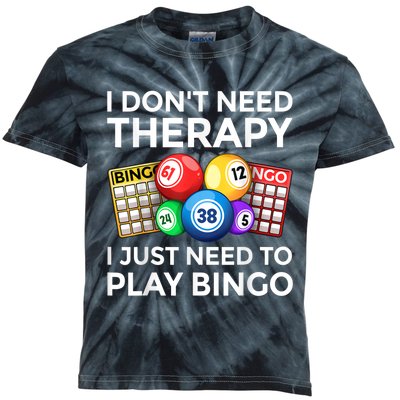 Cute Bingo Design For Men Women Casino Gambling Bingo Lovers Kids Tie-Dye T-Shirt