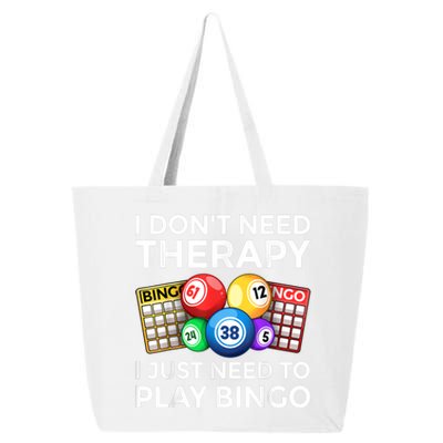 Cute Bingo Design For Men Women Casino Gambling Bingo Lovers 25L Jumbo Tote