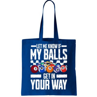 Cool Billiards Design Funny Billiard Pool Player Gift Tote Bag