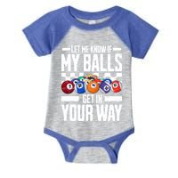 Cool Billiards Design Funny Billiard Pool Player Gift Infant Baby Jersey Bodysuit