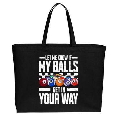 Cool Billiards Design Funny Billiard Pool Player Gift Cotton Canvas Jumbo Tote