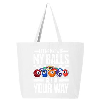 Cool Billiards Design Funny Billiard Pool Player Gift 25L Jumbo Tote